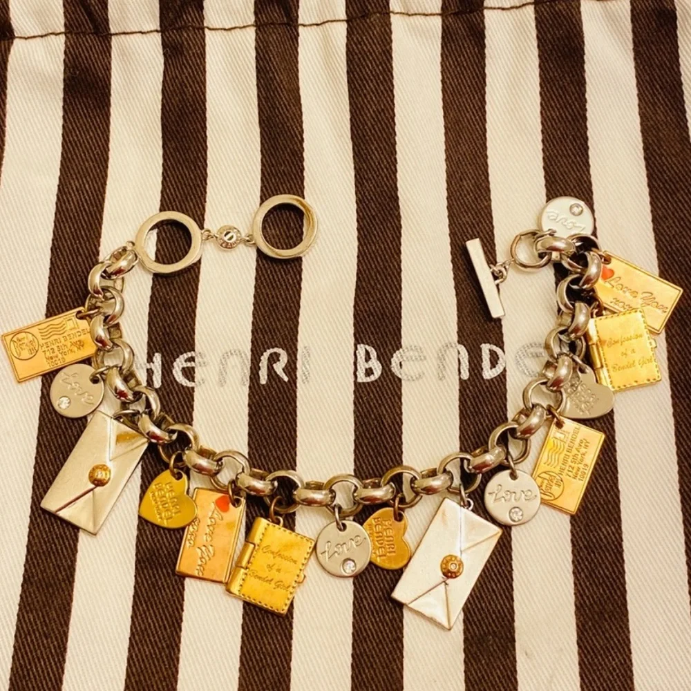 Henri Bendel Love Letters Charm Bracelet - Picture 14 of 16